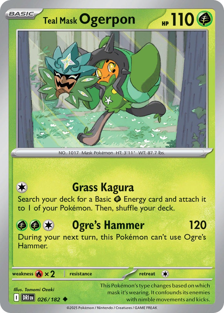 Teal Mask Ogerpon 026/182