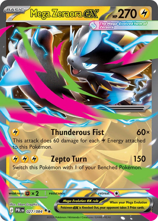 Mega Zeraora ex 027/84