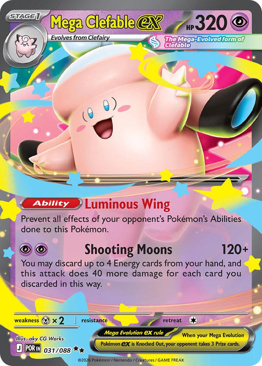 Mega Clefable ex 031/088