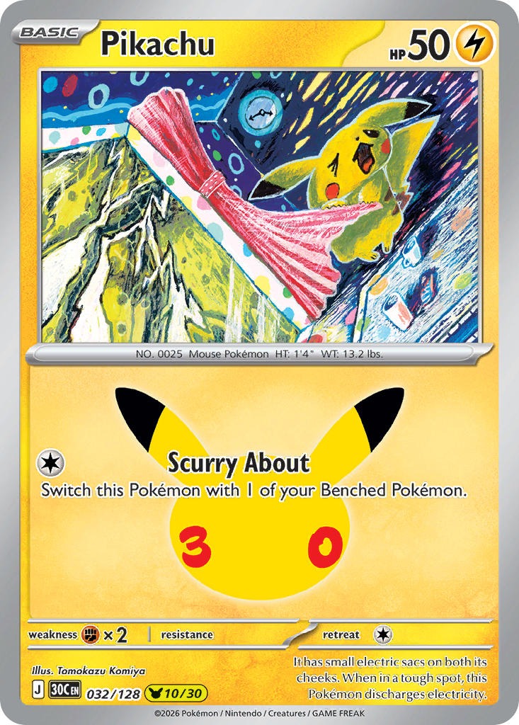 Pikachu 032/128