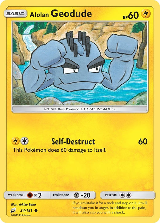 Alolan Geodude 034/181
