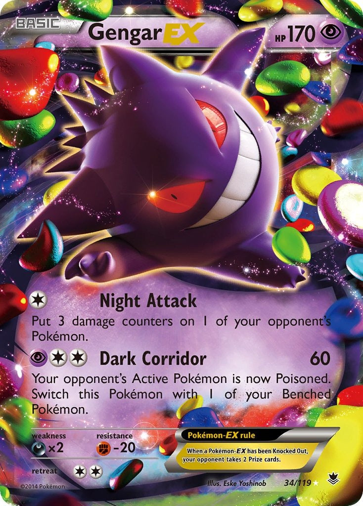 Gengar EX 34/119