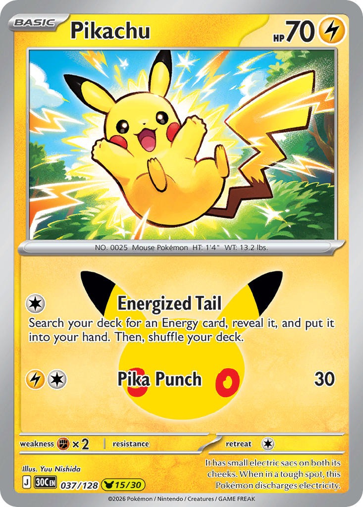 Pikachu 037/128