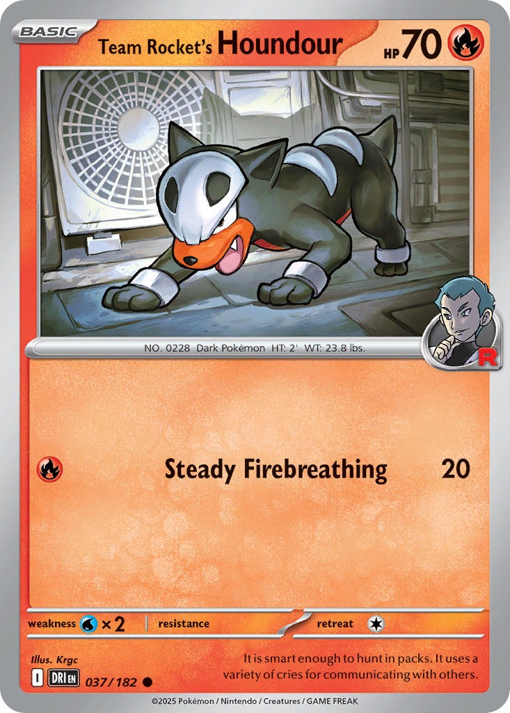 Team Rocket’s Houndour 037/182