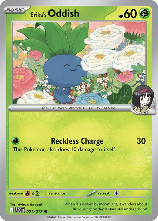 Erika’s Oddish 001/217