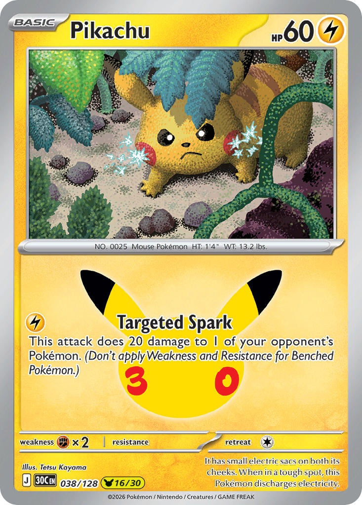 Pikachu 038/128