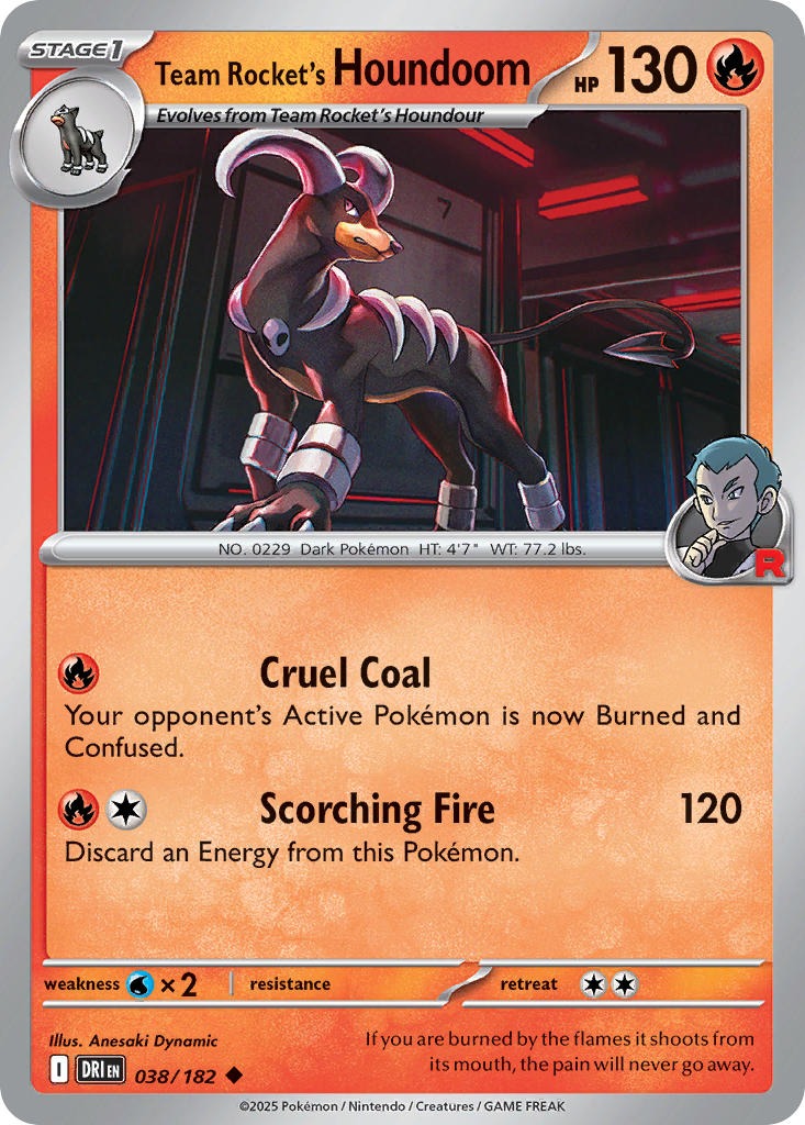 Team Rocket’s Houndoom 038/182