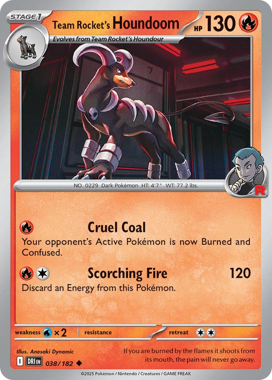 Team Rocket’s Houndoom 038/182