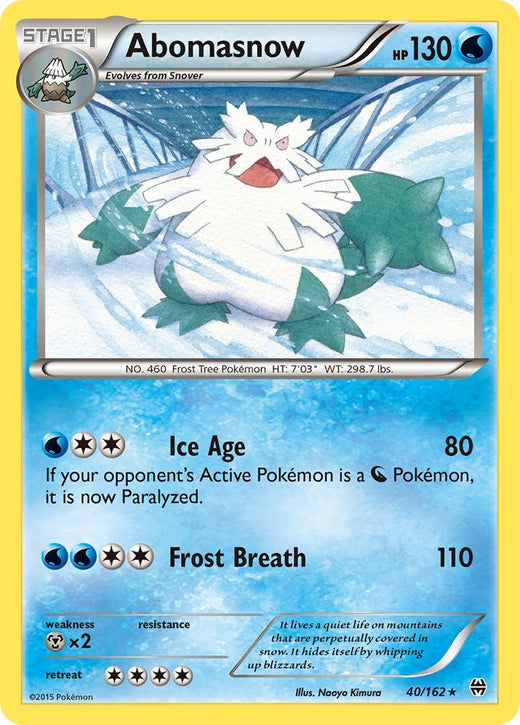 Abomasnow 40/162