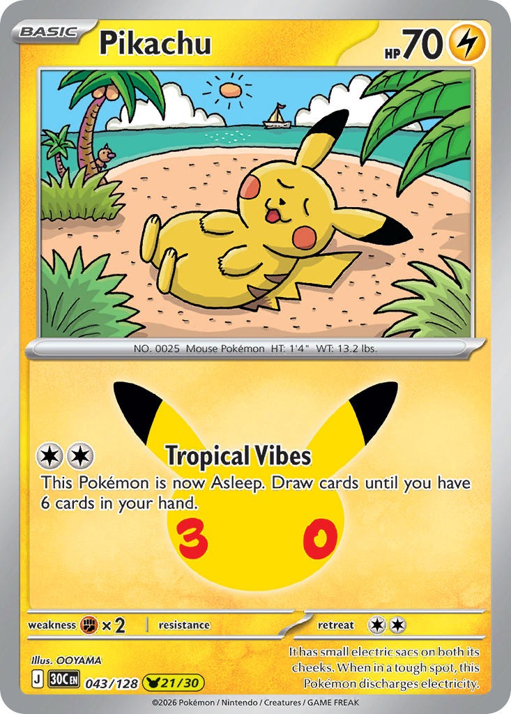Pikachu 043/128