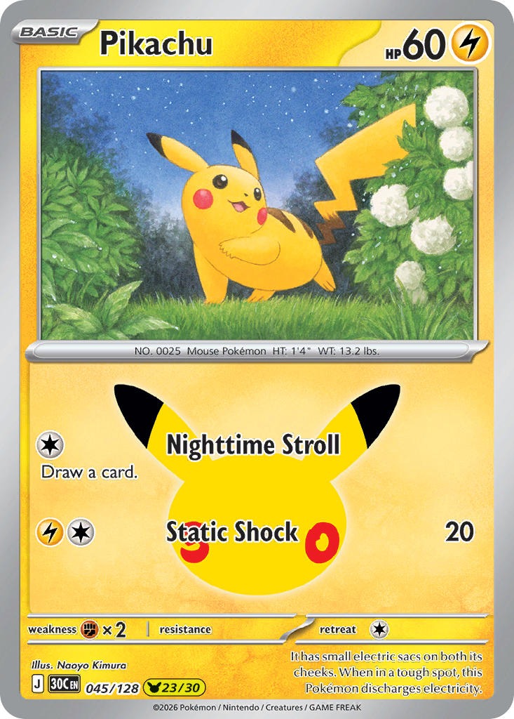 Pikachu 045/128