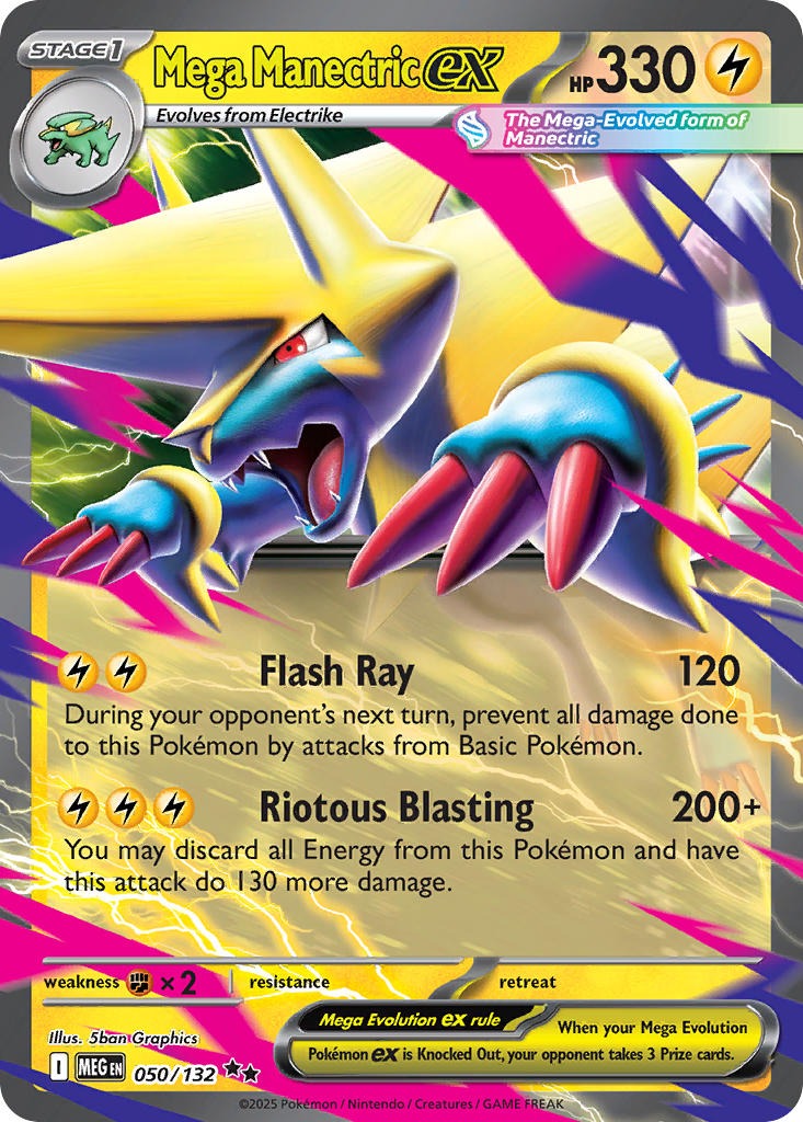 Mega Manectric ex 050/132