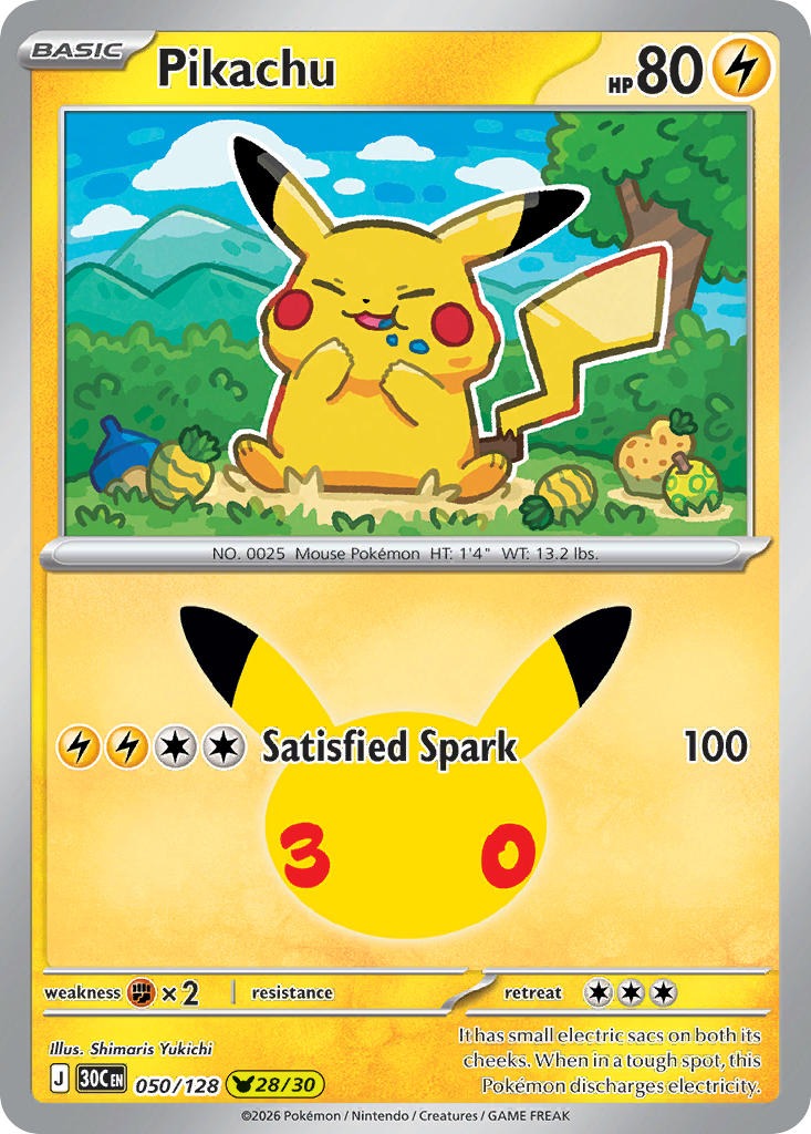 Pikachu 050/128