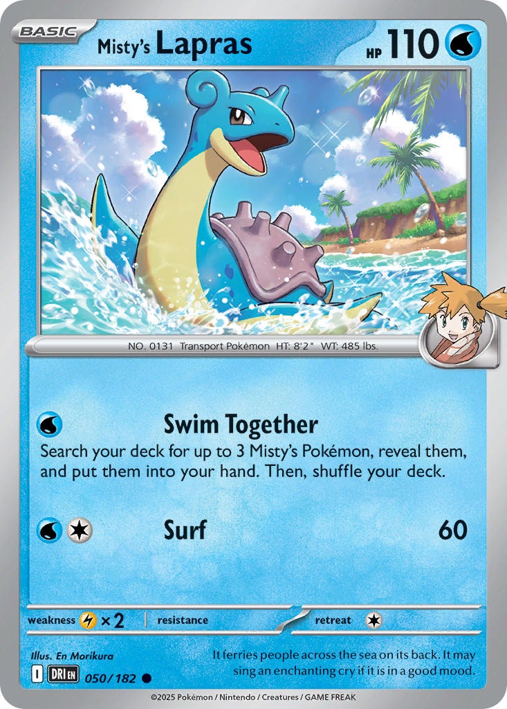 Misty’s Lapras 050/182