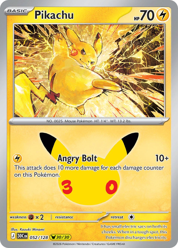 Pikachu 052/128