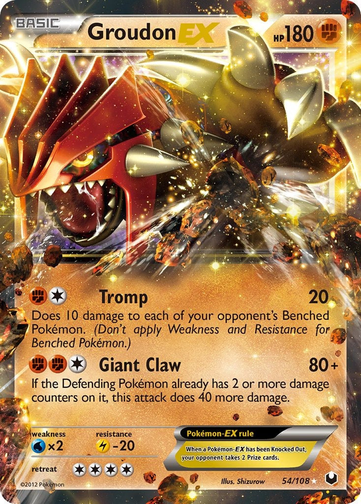 Groudon EX 54/108