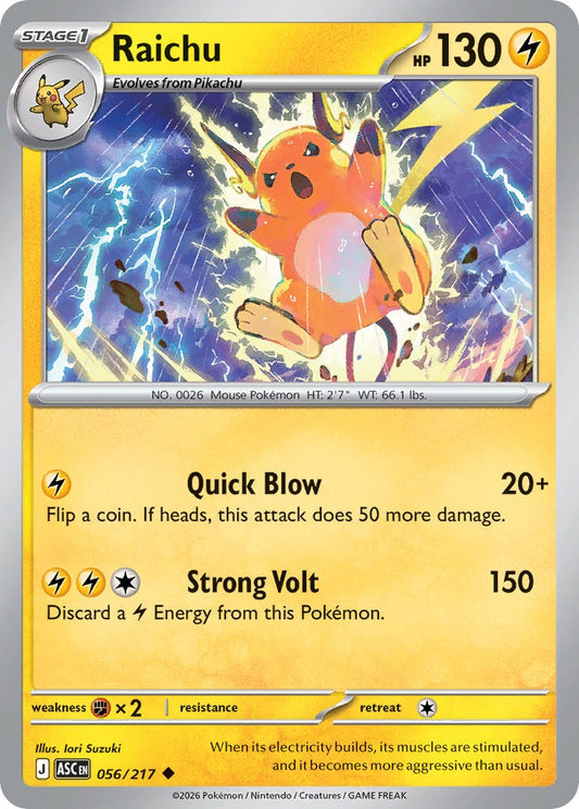 Raichu 056/217