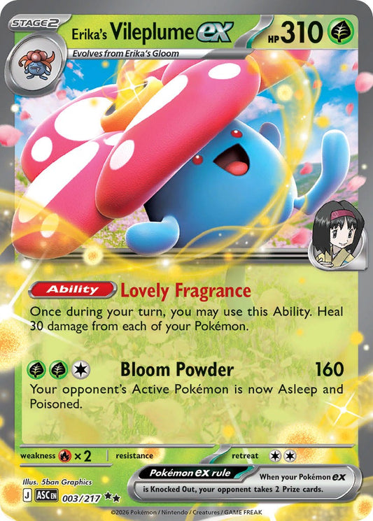 Erika’s Vileplume ex 003/217