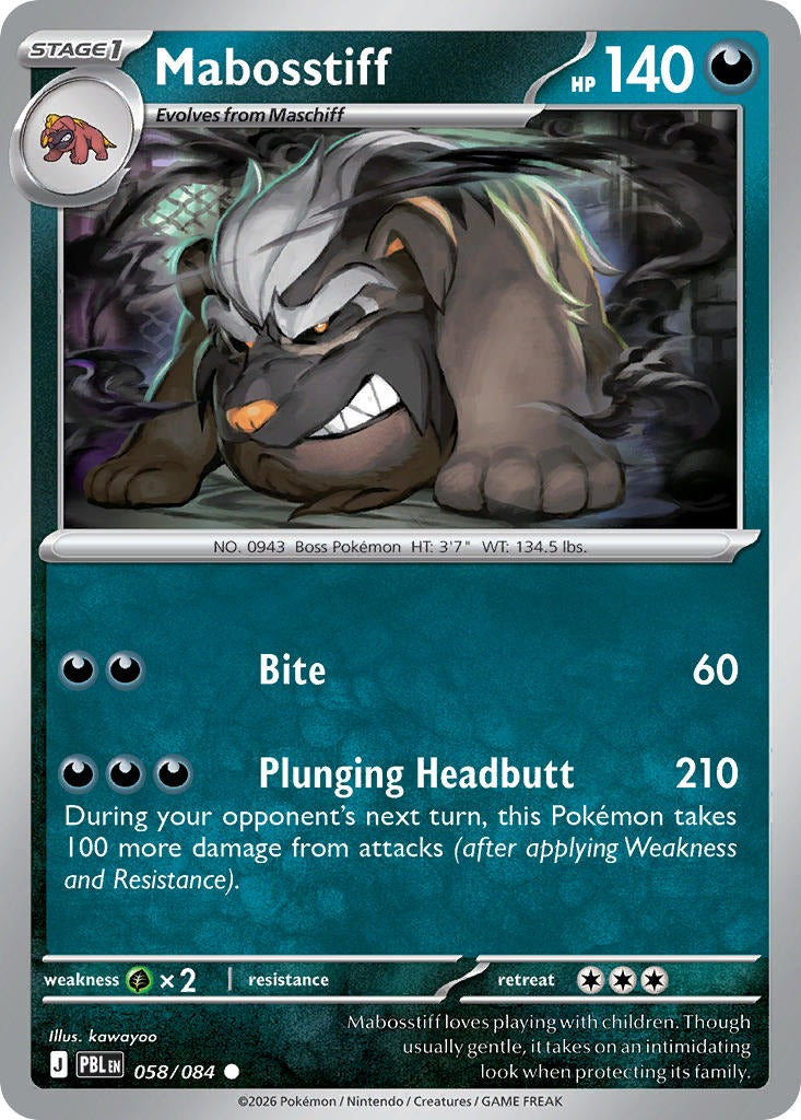 Mabosstiff 058/84