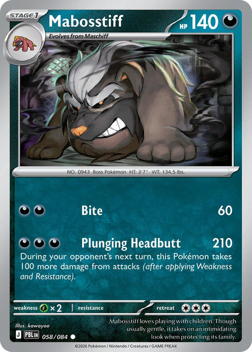 Mabosstiff 058/84