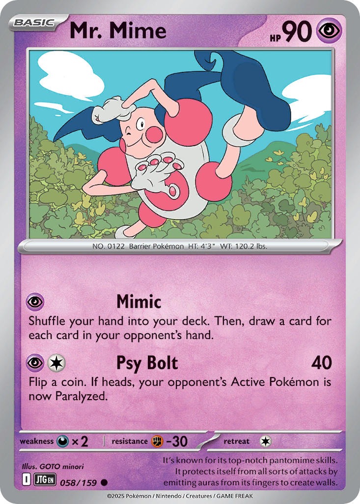 Mr. Mime 058/159