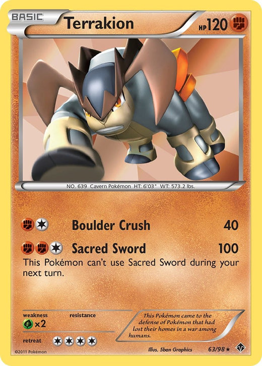 Terrakion 63/98