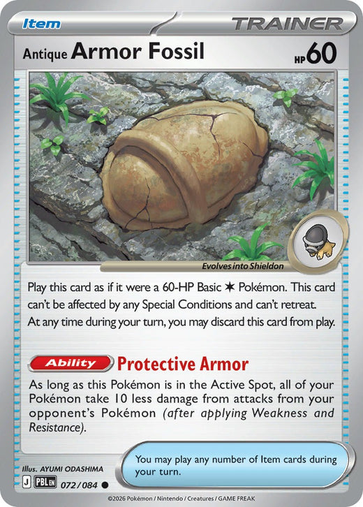 Antique Armor Fossil 072/84