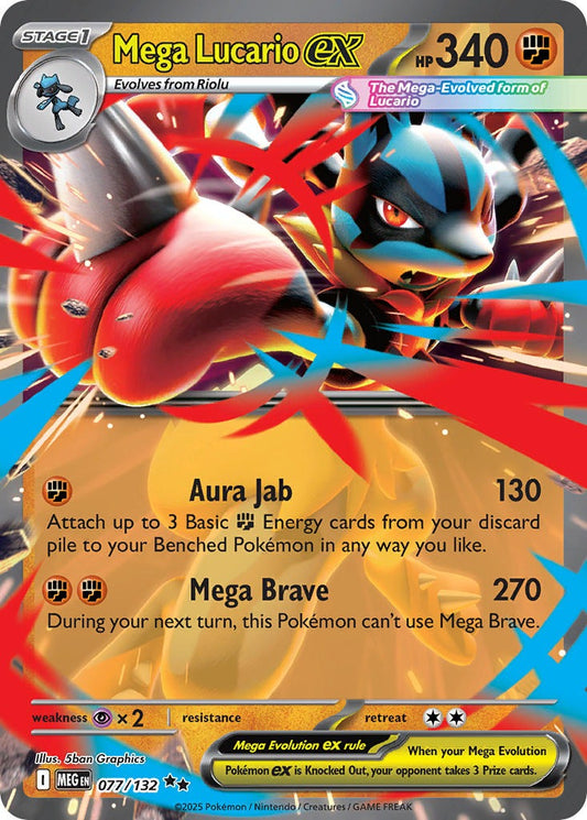 Mega Lucario ex 077/132