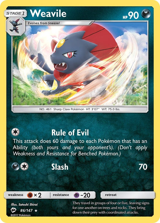 Weavile 086/147