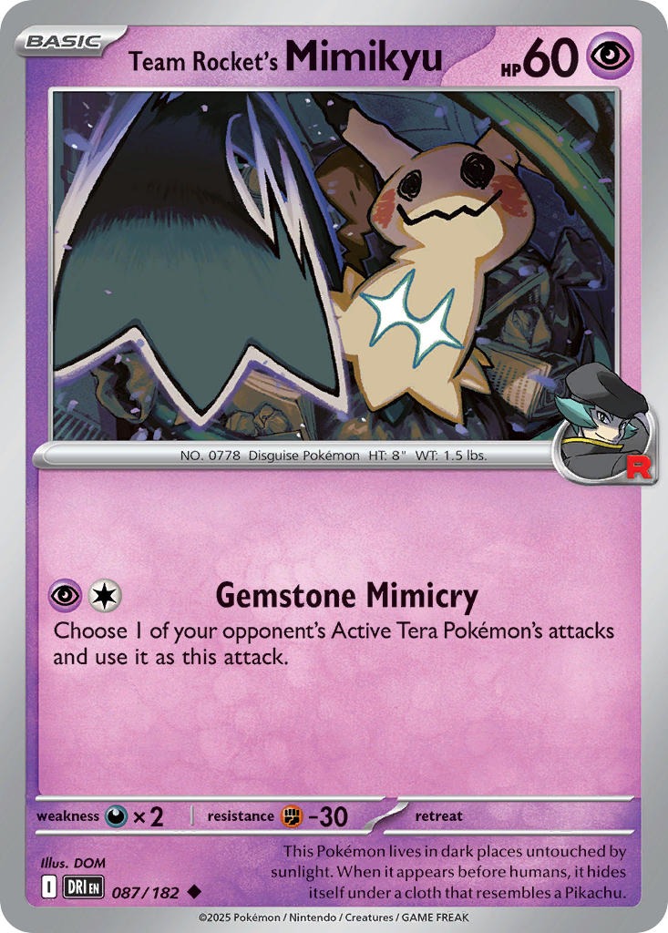 Team Rocket’s Mimikyu 087/182