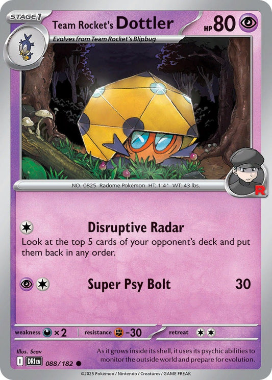 Team Rocket’s Dottler 088/182