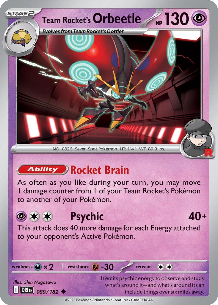 Team Rocket’s Orbeetle 089/182