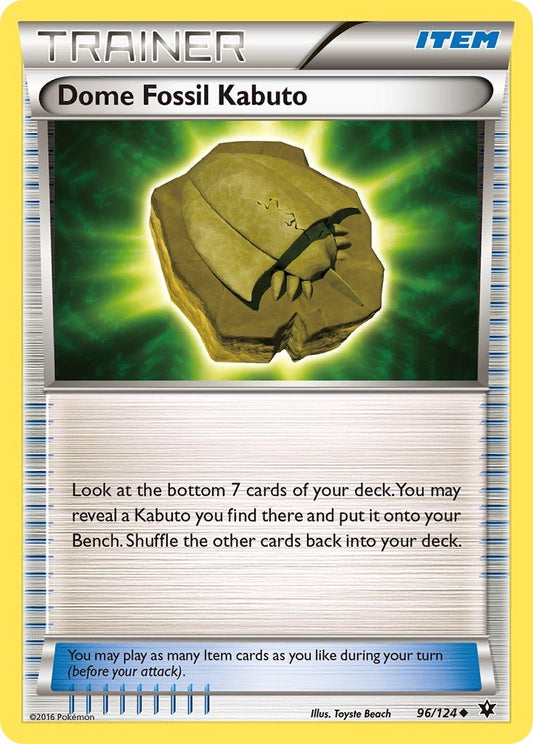 Dome Fossil Kabuto 96/124