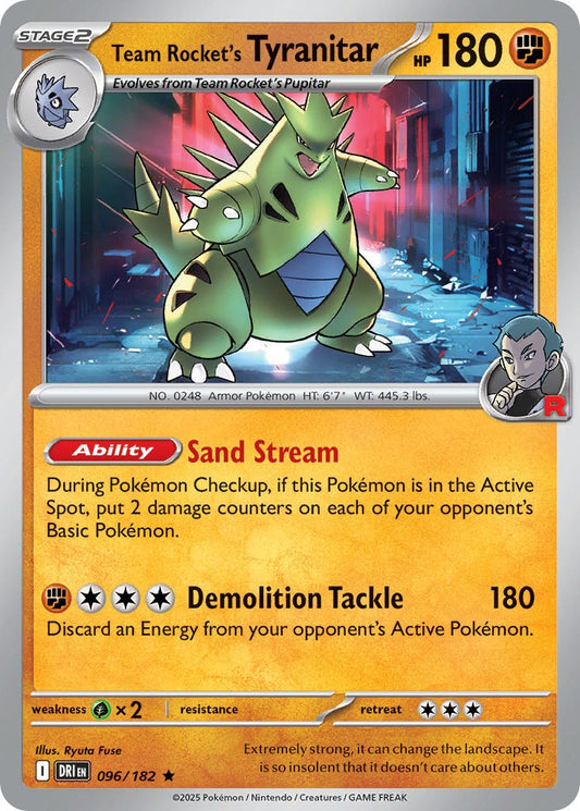 Team Rocket’s Tyranitar 096/182