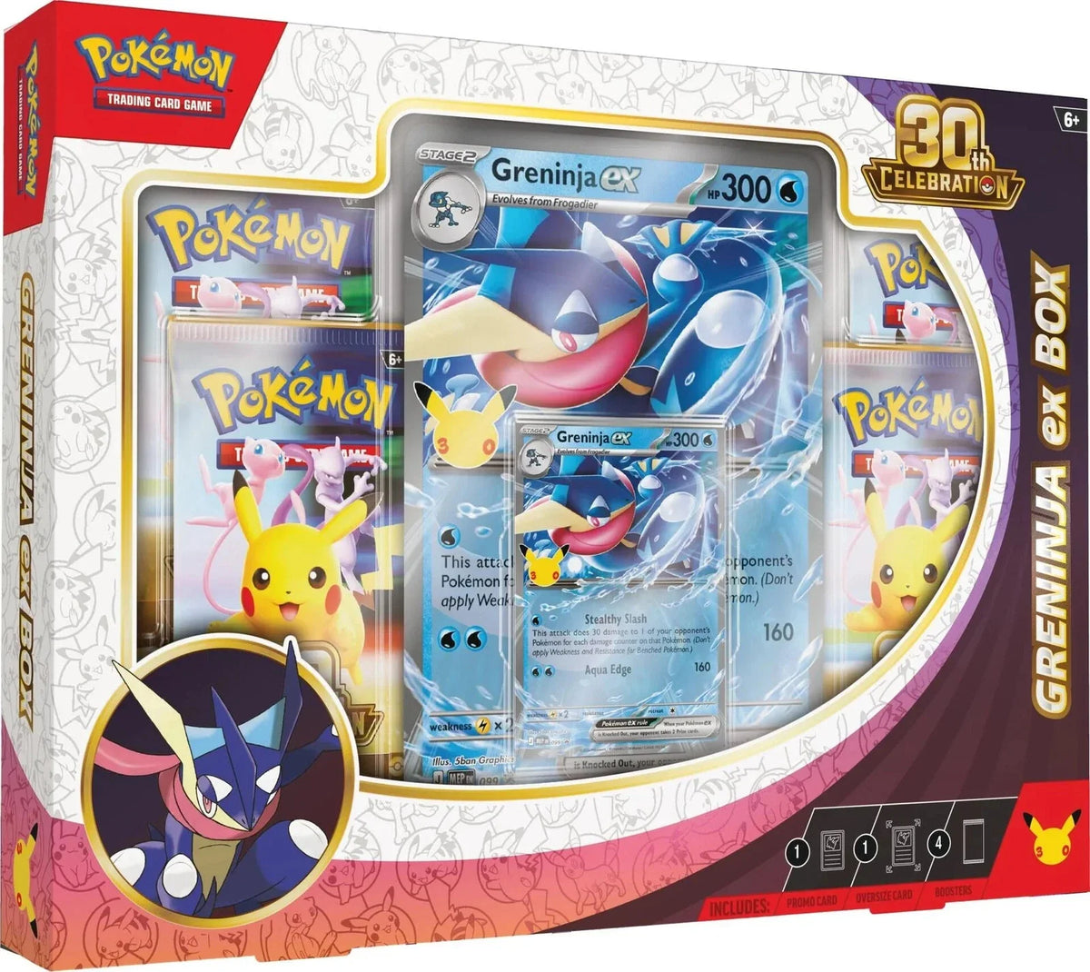 Pokemon TCG: 30th Celebration Pokemon ex Box - Greninja ex